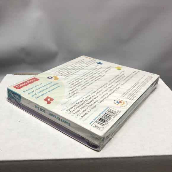 Fisher-Price Sweet Dreams Timeless Lullabies 45 Songs 3 CD Set Sealed NEW - Picture 4 of 4